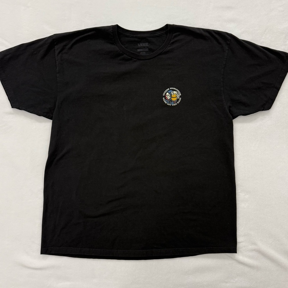Vans Black Short Sleeve Tee with Graphic